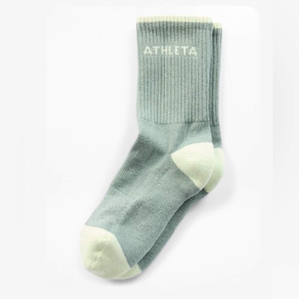 Athleta Colorblock Everyday Crew Sock.